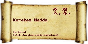 Kerekes Nedda névjegykártya